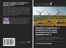 Capa do livro de Estudios magnéticos y dieléctricos de nano cerámicas de YFeO3 dopadas con Ti 