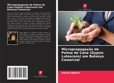 Capa do livro de Micropropagação de Palma de Cana (Dypsis Lutescens) em Balança Comercial 