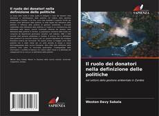 Buchcover von Il ruolo dei donatori nella definizione delle politiche