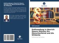 Capa do livro de Entfremdung in Henrich Ibsens Stücken Ein Menschenfeind und die Wildente 