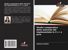 Capa do livro de Studio comparativo delle metriche OO implementate in C++ e Java 