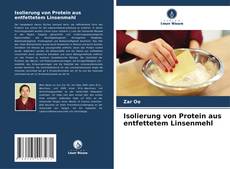 Isolierung von Protein aus entfettetem Linsenmehl kitap kapağı