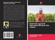 Capa do livro de Extensão agrícola Educação-Eficácia dos vídeos 
