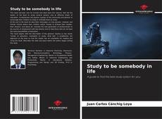 Study to be somebody in life的封面