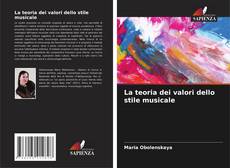 Capa do livro de La teoria dei valori dello stile musicale 