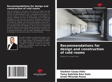 Capa do livro de Recommendations for design and construction of cold rooms 
