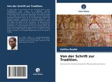 Обложка Von der Schrift zur Tradition.