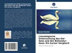 Buchcover von Limnologische Untersuchung des Dal-Sees und des Bellandur-Sees: Ein kurzer Vergleich