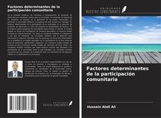 Bookcover of Factores determinantes de la participación comunitaria