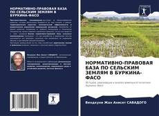 Buchcover von НОРМАТИВНО-ПРАВОВАЯ БАЗА ПО СЕЛЬСКИМ ЗЕМЛЯМ В БУРКИНА-ФАСО