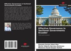 Couverture de Effective Governance in Sectional Governments Ecuador