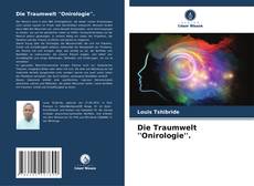 Die Traumwelt 'Onirologie'. kitap kapağı