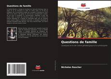 Buchcover von Questions de famille