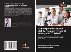 Buchcover von Sull'implementazione del Curriculum rivisto di Biologia (2015-2022)