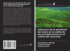 Capa do livro de Influencia de la pendiente del suelo en la salida de las precipitaciones en el cultivo del anacardo 