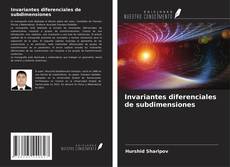 Bookcover of Invariantes diferenciales de subdimensiones