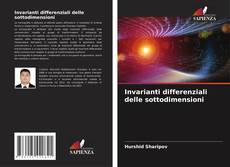 Capa do livro de Invarianti differenziali delle sottodimensioni 