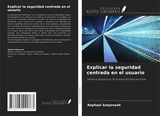 Buchcover von Explicar la seguridad centrada en el usuario