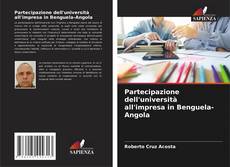 Bookcover of Partecipazione dell'università all'impresa in Benguela-Angola