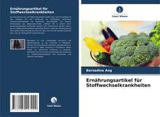 Buchcover von Ernährungsartikel für Stoffwechselkrankheiten