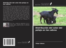 Capa do livro de Distribución del color del pelaje en las cabras 