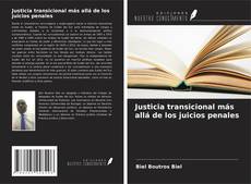 Portada del libro de Justicia transicional más allá de los juicios penales