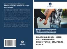 Buchcover von BEDROHUNG DURCH HIRTEN UND KRIMINALITÄTS-BEKÄMPFUNG IM STAAT EKITI, NIGERIA