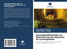 Buchcover von Sprengstoffkontrolle zur Reduzierung des Abraums im Lockergestein