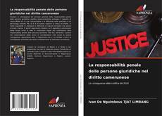 Capa do livro de La responsabilità penale delle persone giuridiche nel diritto camerunese 