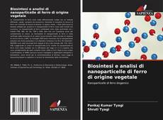 Capa do livro de Biosintesi e analisi di nanoparticelle di ferro di origine vegetale 