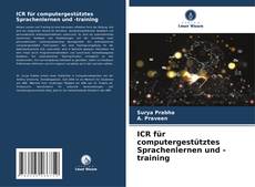 Buchcover von ICR für computergestütztes Sprachenlernen und -training