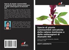 Portada del libro de Specie di piante commestibili selvatiche della catena montuosa e delle sottoregioni di Alamatti Hill