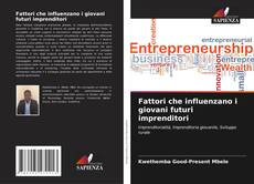 Capa do livro de Fattori che influenzano i giovani futuri imprenditori 