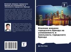 Capa do livro de Влияние имиджа городского бренда на узнаваемость и лояльность городского бренда 