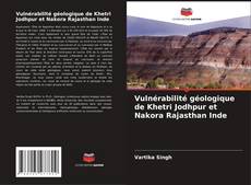 Vulnérabilité géologique de Khetri Jodhpur et Nakora Rajasthan Inde kitap kapağı