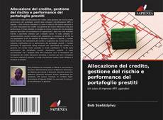 Buchcover von Allocazione del credito, gestione del rischio e performance del portafoglio prestiti