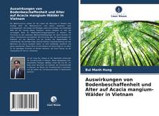 Copertina di Auswirkungen von Bodenbeschaffenheit und Alter auf Acacia mangium-Wälder in Vietnam
