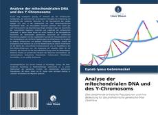 Buchcover von Analyse der mitochondrialen DNA und des Y-Chromosoms