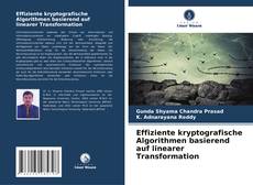 Buchcover von Effiziente kryptografische Algorithmen basierend auf linearer Transformation