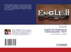 Bookcover of English for Professional Communication - Part I