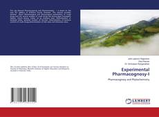 Copertina di Experimental Pharmacognosy-I