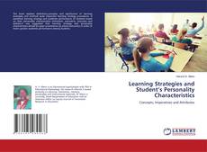 Copertina di Learning Strategies and Student’s Personality Characteristics