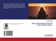 Copertina di Role of Phycological factors in Oral Lichen Planus