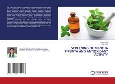 Copertina di SCREENING OF MENTHA PIPERITA AND ANTIOXIDANT ACTIVITY