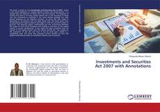 Copertina di Investments and Securities Act 2007 with Annotations
