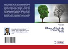 Copertina di Efficacy of Gratitude Intervention in India