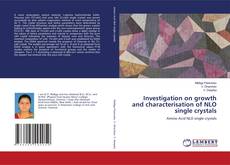 Copertina di Investigation on growth and characterisation of NLO single crystals