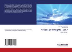Copertina di Notions and Insights - Vol 3