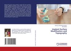 Copertina di Implant Surface Modification and Topography