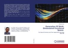 Portada del libro de Generation Of Multi-Dimensional Functional Spaces